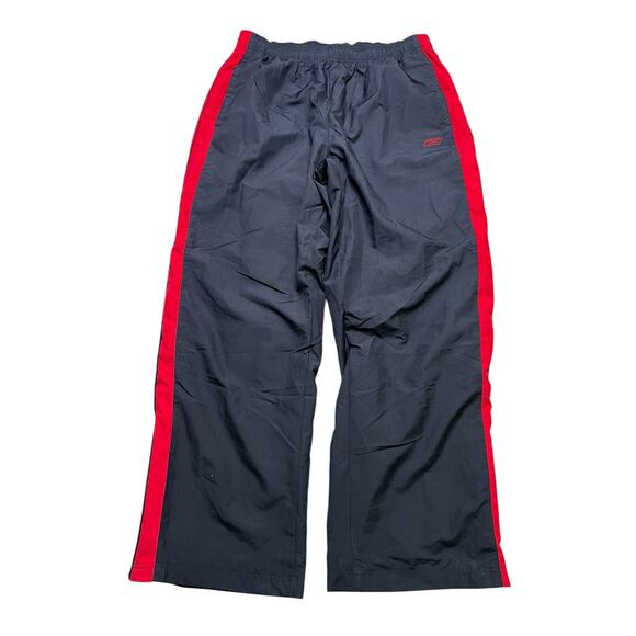 Reebok Vintage Track Pants Men’s XL Black Red Side Stripe Y2K Style Baggy loose - Picture 1 of 8